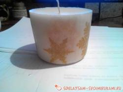 Декорирование свечей