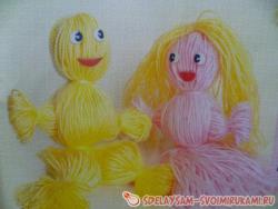 Человечки из ниток