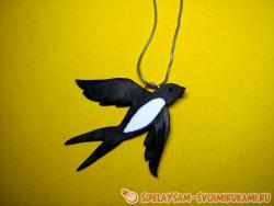 Подвески в виде ласточки