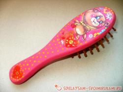 Преображаем расческу для волос