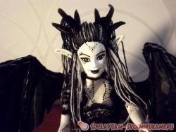 Демонесса ООАК из старой куклы