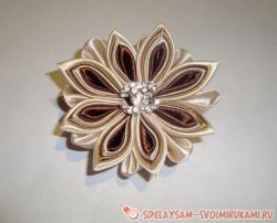 Резинка для волос в кофейных тонах