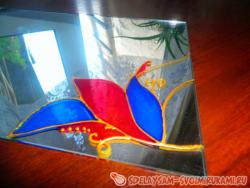 Витраж на зеркале