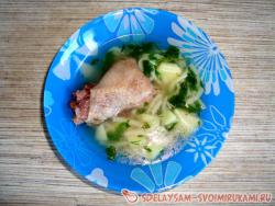 Куриный суп в мультиварке