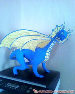 Дракон из монтажной пены