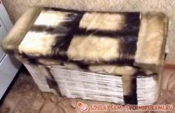 Мягкий топчан для дачи