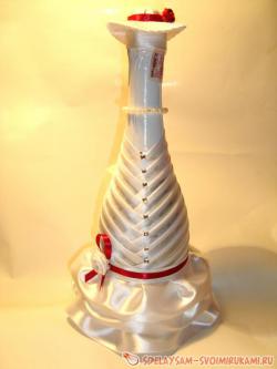 Свадебная бутылка-невеста