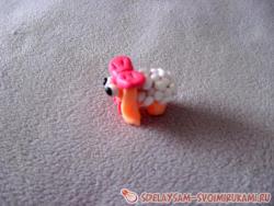 Овечка из полимерной глины