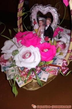 Сладкий подарок на свадьбу