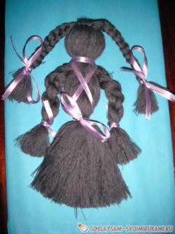 Кукла-оберег из нитей