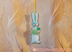 Игрушка на елку «Зайчик»