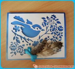 Открытки с трафаретами