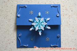 Открытка “Снежинка”
