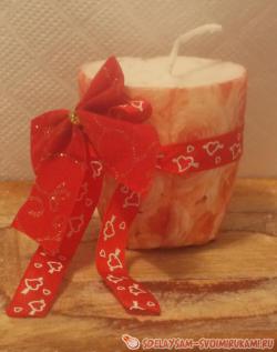 Свеча ко Дню Святого Валентина