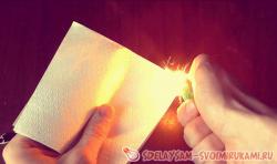 Получение огня из пустой зажигалки