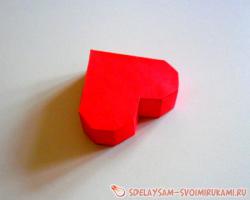 Подарочная коробочка в виде сердца