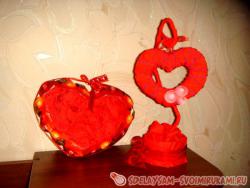 Сердце на подставке